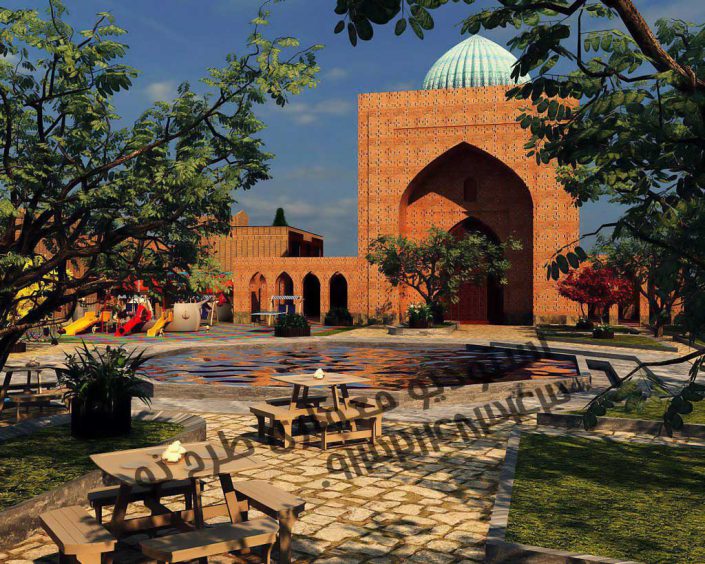 طراحی محوطه اصفهان