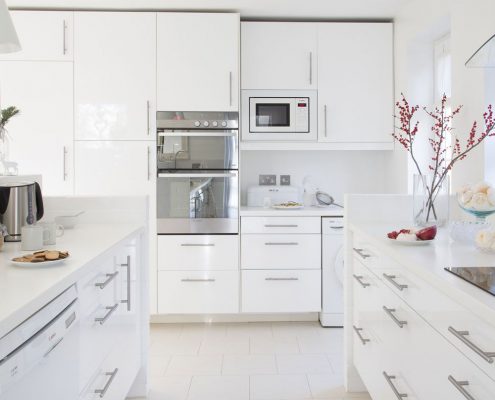 مزایای داشتن یک آشپزخانه کاملاً سفید